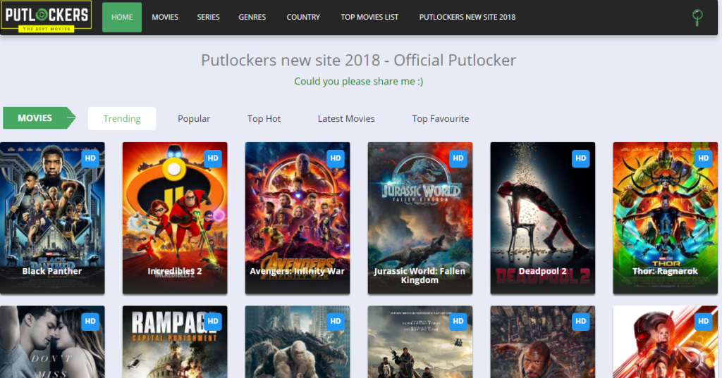 10 Best Putlockers new sites 2020 GeniusGeeky