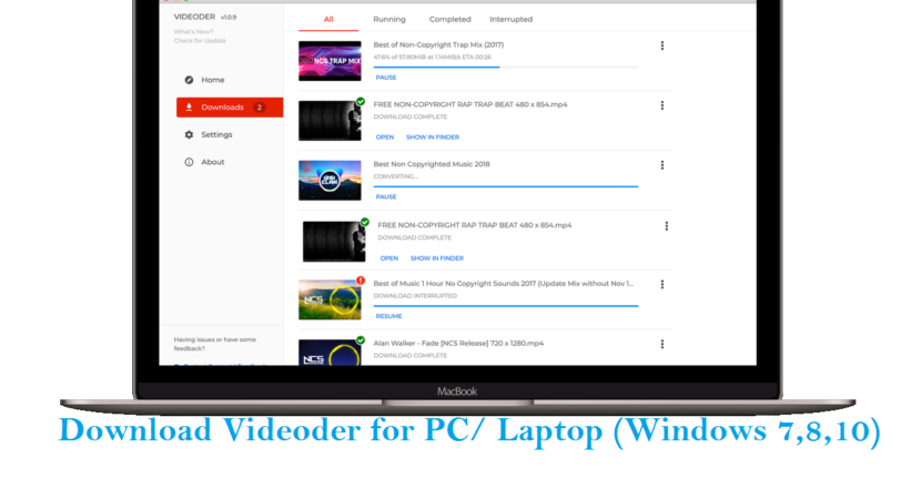 Download Youtube videos by using Videoder for PC