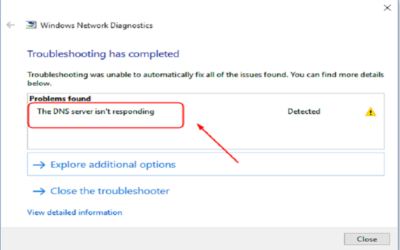 DNS Server Isn't Responding