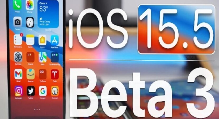 iOS 15.5 beta 3